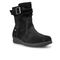 Aravon Linda - Women's Waterproof Boots - Black Suede - Angle main