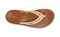 Olukai Ui Women's Leather Beach Sandals - Tapa / Sahara - Top