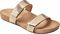 Vionic GRACE Jura - Women's Slide Sandals - Gold Snake
