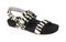 Vionic GRACE Samar - Women's Adjustable Sandal - Black Zebra