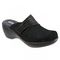 Softwalk Mason - Women's Comfort Clogs - Black Distre - main