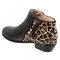 Softwalk Rocklin - Women's Low Cut Boots - Blk/leopard - back34
