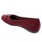 Trotters Sizzle Signature - Women's Flat - Dk Red Suede - back34