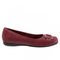 Trotters Sizzle Signature - Women's Flat - Dk Red Pat S - outside