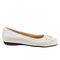 Trotters Sizzle Signature - Women's Flat - White Pearl - outside