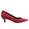 Trotters Paulina - Women's Comfort Pump - Red Suede - outside