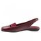 Trotters Sarina - Women's Casual Flat - Dk Red Combo - inside