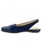 Trotters Sarina - Women's Casual Flat - Navy Suede - inside