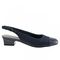 Trotters Dea - Women's Adjutable Dress Shoes - Dk Blue Croc - outside
