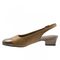 Trotters Dea - Women's Adjutable Dress Shoes - Bronze Croco - inside