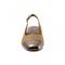 Trotters Dea - Women's Adjutable Dress Shoes - Bronze Croco - front