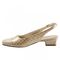 Trotters Dea - Women's Adjutable Dress Shoes - Taupe Croc - inside