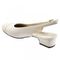 Trotters Dea - Women's Adjutable Dress Shoes - Bone W/taupe - back34