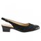 Trotters Dea - Women's Adjutable Dress Shoes - Black Quilte - outside