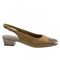 Trotters Dea - Women's Adjutable Dress Shoes - Bronze Croco - outside