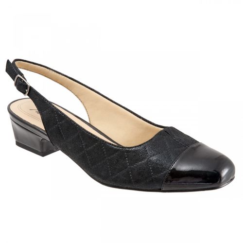 Trotters Dea - Women's Adjutable Dress Shoes - Black Quilte - main