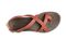 OluKai Upena Women's Leather Slingback Sandals - Cedar Wood / Dark Java - Top