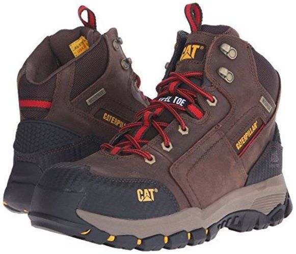 Caterpillar Navigator Mid Waterproof Steel Toe Men's Work Boots - Clay - Clay