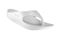 Telic Flip Flop Arch Supportive Recovery Sandal - Unisex - White Angle