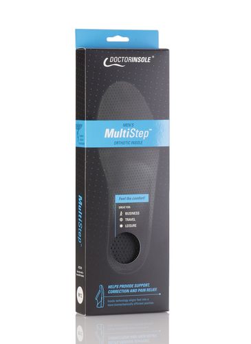 Doctor Insole MultiStep - Men's Custom-Grade Orthotic Shoe Inserts - Box