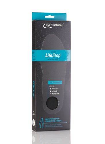 Doctor Insole LifeStep - Unisex Custom-Grade Orthotic Shoe Inserts - Box