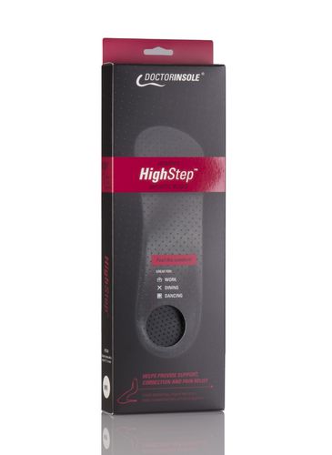 Doctor Insole HighStep - Women's Orthotics for Heels - Box