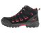 Propet Ridgewalker Men's Hiking Boots - Black/Red - Instep Side