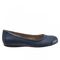 Softwalk Napa - Women's Flats with Arch Support - Navy - outside