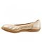 Softwalk Hampshire Women's Cushioned Ballet Flat - Gold Wash - inside