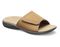 Dr. Comfort Connor Men's Supportive Slide Sandals - Camel