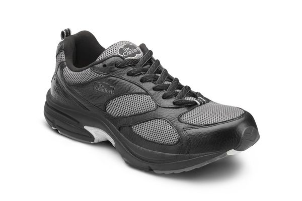 Dr. Comfort Endurance Plus Men's Athletic Shoe - Black - main