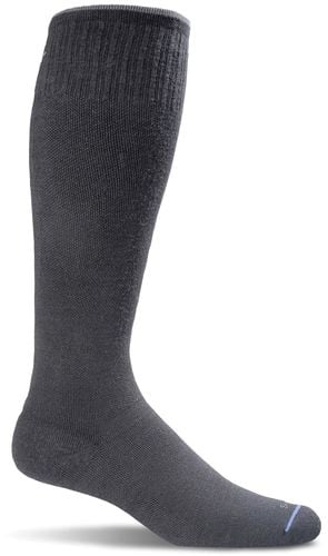 Sockwell Circulator - Men's Moderate Compression Socks 15-20 mmHg - Black Solid