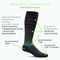 Sockwell Argyle Socks - Black - Khaki - Diagram
