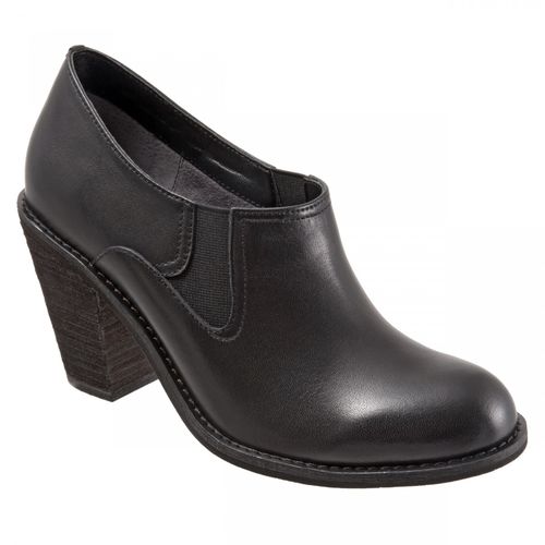 Softwalk Fargo Women's Cushioned Heel Shoe - Black - main