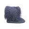 Bearpaw Boo Youth - Kid's Fuzzy Boots -  1854y Charcoal alt1 zoom