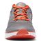 Vionic Ngage 1.0 - Men\'s Lace-Up Sneaker - Grey/Orange - 6 front view.jpg