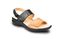 Revere Como - Women's Adjustable Sandal - Black/Tan