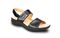 Revere Como - Women's Adjustable Sandal - Black