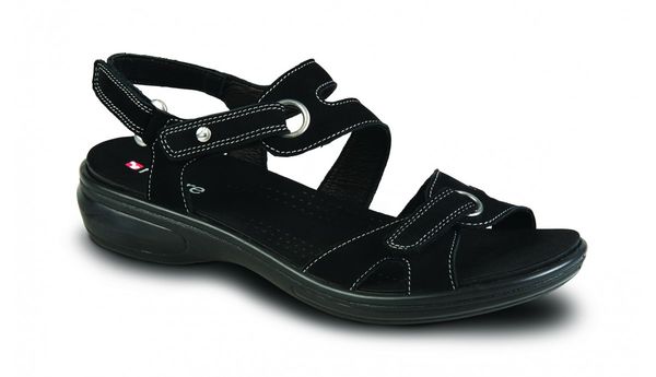 Revere  Sydney - Women's sandal - Black Nubuck