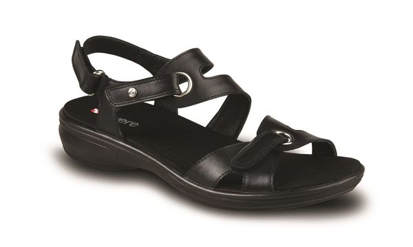 Revere  Sydney - Women's sandal - Black Nappa