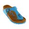 Sanosan Sietelunas Geneve Women's Comfort Reflexology Sandals - Turquoise Nappa  Top