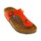 Sanosan Sietelunas Geneve Women's Comfort Reflexology Sandals - Orange Nappa Lea Top
