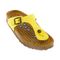 Sanosan Sietelunas Geneve Women's Comfort Reflexology Sandals - Yellow Nappa Lea Top