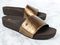 Revitalign Breezy Slide Comfort Wedge Sandal - Bronze angle pair