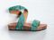 Revitalign Swell Women's Comfort Strap Sandal - Jade Lizard side main