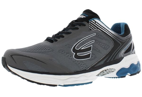 Spira Aquarius Men's Training Shoes with Springs - SRA131 Charcoal / Black / Blue angle