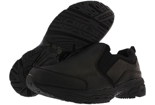 Spira Taurus Men's Slip Resistant Casual Shoes with Springs - 7 Black