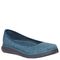 Propet TravelFit Flat - Women's Flexible Comfort Shoe - Blue