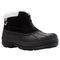 Propet Lumi Ankle Zip Womens Boots - Black/White - angle view - main