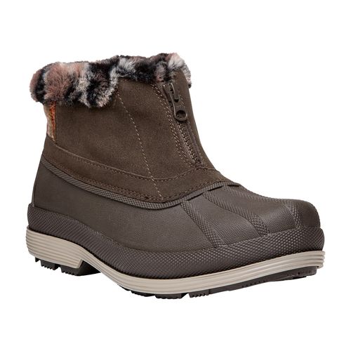 Propet Lumi Ankle Zip - Boots Cold Weather - Women's - Zip Brown
